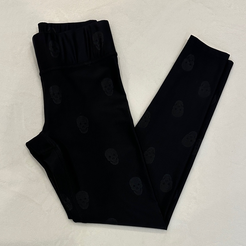 Terez Foil Printed Skull Leggins